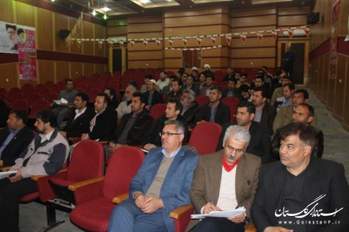 جلسه توجیهی و هماهنگی بازرسان انتخابات در شهرستان مراوه تپه برگزار شد