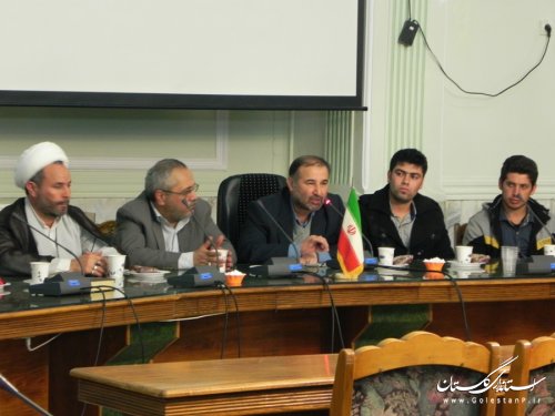 همایش انتخاباتی دهیاران بخش مرکزی مینودشت برگزار گردید