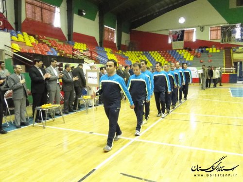 افتتاحیه اولین دوره مسابقات فوتبال لیگ ادارات کل استان گلستان