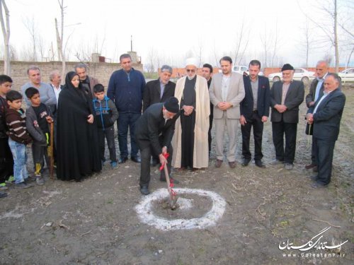 پارک و بوستان روستای کارکنده کلنگ زنی شد
