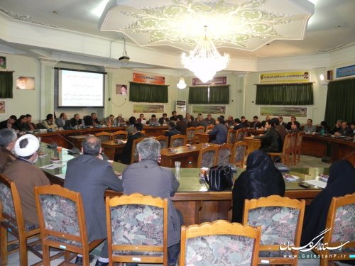 فرماندار مینودشت: نمایندگان فرماندار،  امین مردم و دولت هستند