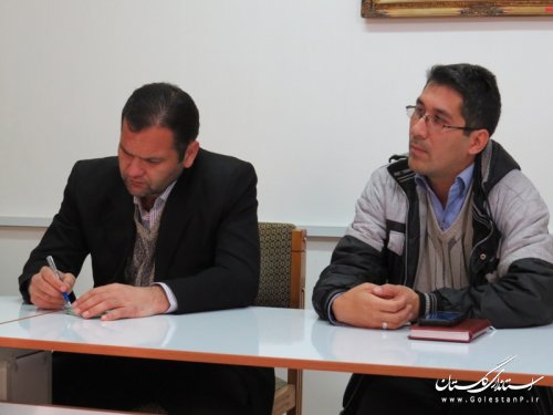 جلسه ممنوعیت تبلیغات انتخاباتی در روز 6 اسفند شهرستان آق قلا برگزار شد