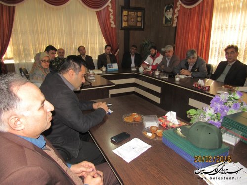 جلسه ستاد پشتیبانی راهیان نور شهرستان گمیشان برگزار شد