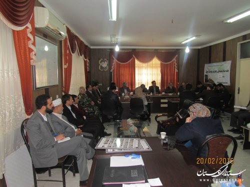 جلسه ستاد پشتیبانی راهیان نور شهرستان گمیشان برگزار شد
