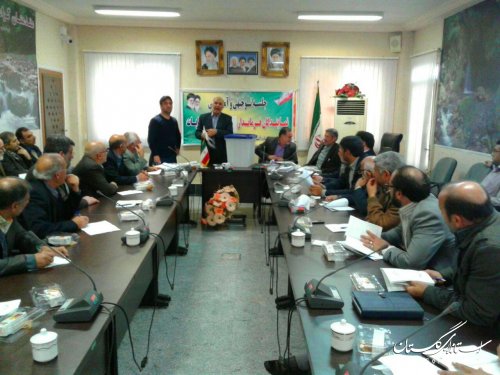دومین جلسه توجیهی نمایندگان فرماندار در شعب اخذ رأی شهرستان آزادشهر برگزار شد