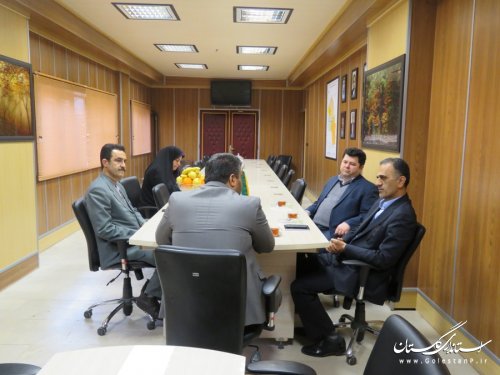 دیدار مدیرعامل بانک ملی استان با فرماندار رامیان