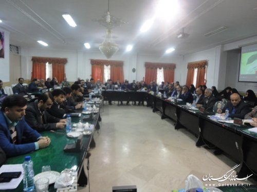 دومین جلسه توجیهی نمایندگان فرماندار علی آبادکتول در شعب اخذ رأی برگزار شد