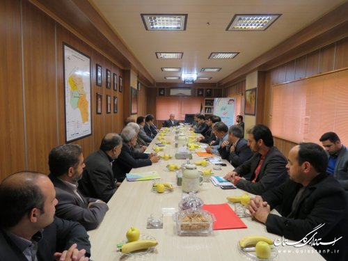 نشست استاندار با عوامل اجرایی، نظارتی و بازرسی ستاد انتخابات شهرستان رامیان