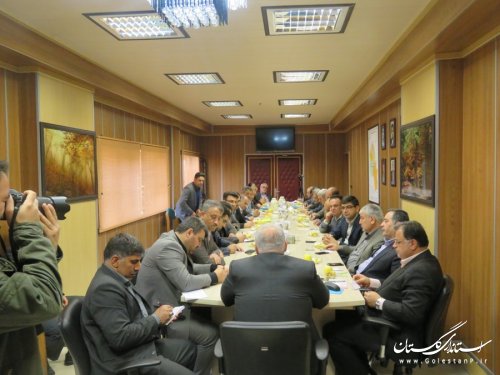نشست استاندار با عوامل اجرایی، نظارتی و بازرسی ستاد انتخابات شهرستان رامیان