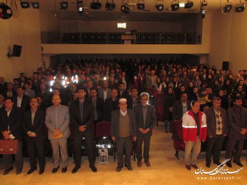 همایش "رای من اقتدار من" در شهرستان ترکمن برگزار شد