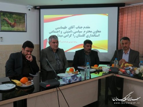دیدار استاندار گلستان با اعضای ستاد و کمیته های انتخابات شهرستان گالیکش
