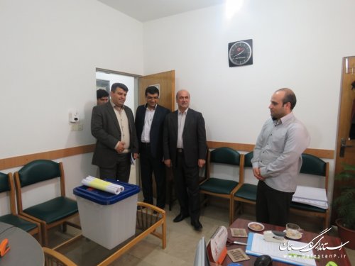 بازدید مدیران استانی و شهرستانی از ستاد انتخابات رامیان