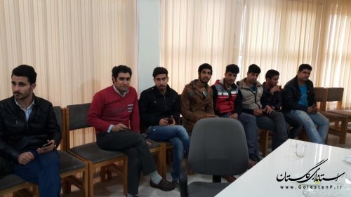 دیدار تعدادی از هنرمندان با فرماندار شهرستان کلاله 