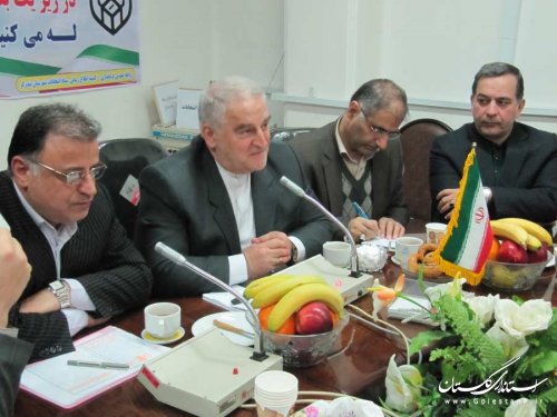 استاندار گلستان با دست اندرکاران برگزاری انتخابات بندرگز دیدار کرد