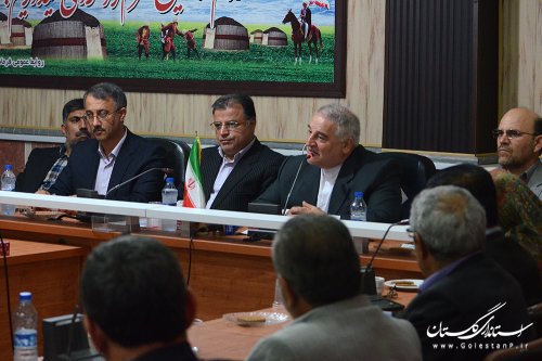 دیدار استاندار گلستان با دست اندرکاران برگزاری انتخابات شهرستان ترکمن