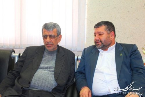 بازدید وطنی عضو هیأت بازرسی انتخابات استان از ستاد انتخابات شهرستان آزادشهر