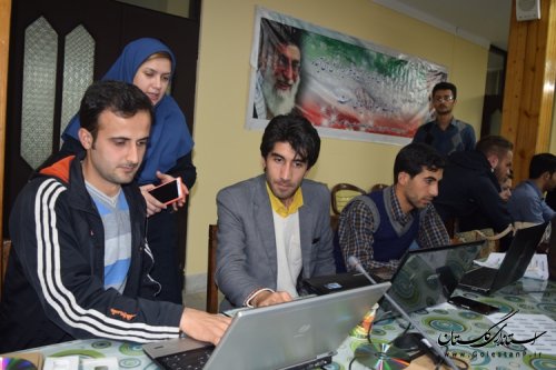 آخرین مانور کاربران رایانه شعب اخذ رای ستاد انتخابات شهرستان کردکوی برگزار شد