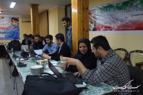 آخرین مانور کاربران رایانه شعب اخذ رای ستاد انتخابات شهرستان کردکوی برگزار شد