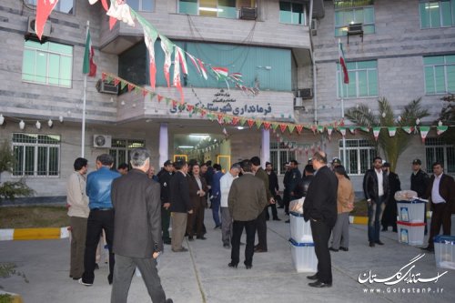 آغاز برگزاری انتخابات 7 اسفند ماه با تحویل صندوق های اخذ رای در کردکوی