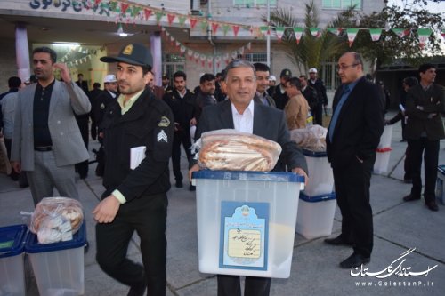 آغاز برگزاری انتخابات 7 اسفند ماه با تحویل صندوق های اخذ رای در کردکوی