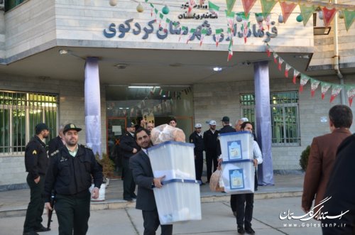 آغاز برگزاری انتخابات 7 اسفند ماه با تحویل صندوق های اخذ رای در کردکوی