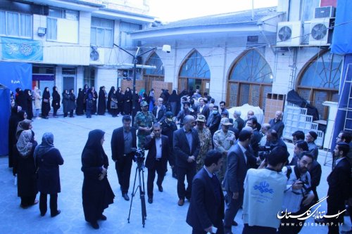 حضور و بازدید استاندار گلستان و فرماندار گرگان از شعب اخذ رأی در گرگان