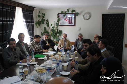 جلسه کمیته پشتیبانی ومالی ستاد انتخابات استان برگزارشد