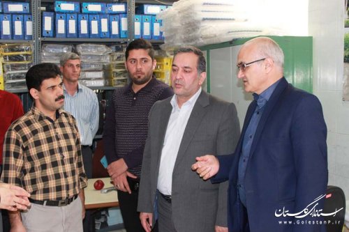 بازدید رییس کمیته مالی و پشتیبانی ستاد انتخابات استان از ستاد مرکزی انتخابات