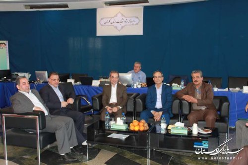 بازدید رییس کمیته مالی و پشتیبانی ستاد انتخابات استان از ستاد مرکزی انتخابات