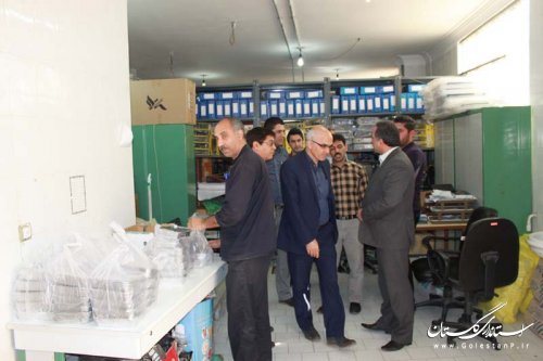 بازدید رییس کمیته مالی و پشتیبانی ستاد انتخابات استان از ستاد مرکزی انتخابات