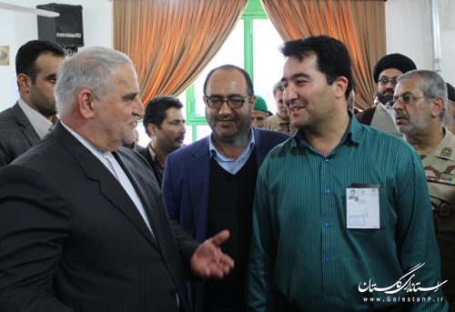 حضور مردم گلستان در شعب اخذ رای بسیار پرشور تر و فراتر از پیش بینی بود