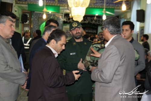 بازدید فرماندار از شعب ثابت وسیار در شهرستان گرگان