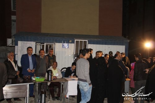 بازدید فرماندار از شعب ثابت وسیار در شهرستان گرگان
