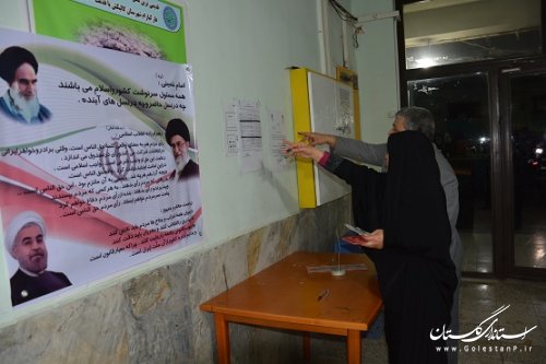 بازدید فرماندار گالیکش از شعب اخذ رأی