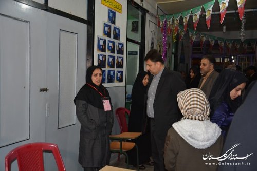 بازدید فرماندار گالیکش از شعب اخذ رأی