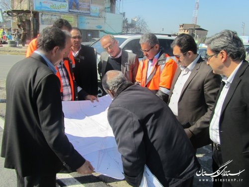 بازديد مسوولان سازمان راهداري از محورهاي ارتباطي گلستان