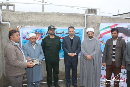 با تلاش خیّرین شهرستان مراوه تپه ساختمان شورای حل اختلاف گاز کشی شد