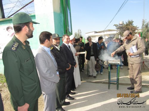 بدرقه راهیان نور بسیج محلات شهرستان گمیشان