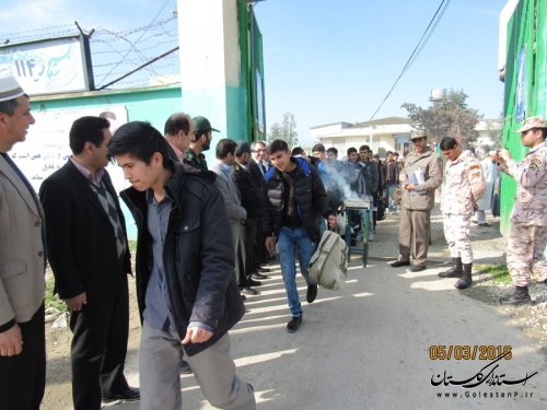 بدرقه راهیان نور بسیج محلات شهرستان گمیشان