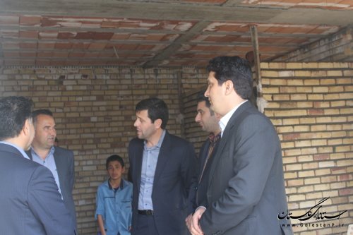 حضور معاون امور توانمند سازی و خدمات اجتماعی بنیاد علوی کشور در شهرستان مراوه تپه