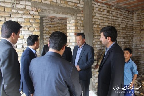حضور معاون امور توانمند سازی و خدمات اجتماعی بنیاد علوی کشور در شهرستان مراوه تپه