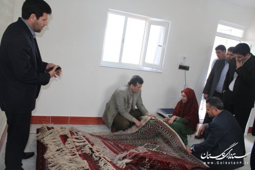 حضور معاون امور توانمند سازی و خدمات اجتماعی بنیاد علوی کشور در شهرستان مراوه تپه