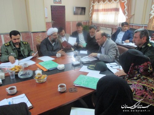 اولین جلسه کمیته هماهنگی بزرگداشت 4000 شهید استان در شهرستان ترکمن برگزار شد
