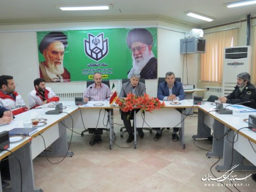 چهارمین جلسه ستاد مدیریت بحران شهرستان آق قلا تشکیل شد