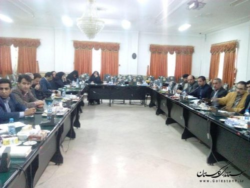 هفتمین جلسه کارگروه تخصصی سلامت و امنیت غذایی علی آباد کتول برگزارشد
