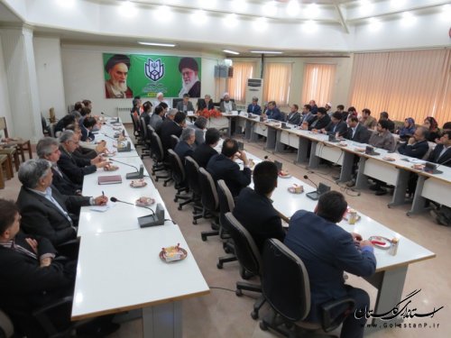 هشتمین جلسه شورای اداری شهرستان آق قلا برگزار شد
