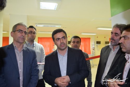 آغاز بهره برداری از 15 تخت مراقبتهای ویژه در بیمارستان فوق تخصصی قلب کردکوی