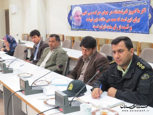 هشتمین جلسه شورای فرعی مبارزه با مواد مخدر شهرستان آق قلا تشکیل شد