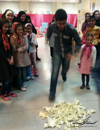 جشن باستانی چهارشنبه سوری در مرکز فرهنگی هنری شماره 3 گرگان برگزار شد