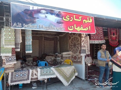 افتتاح نوروزگاه و بازارچه عیدانه در شهرستان ترکمن